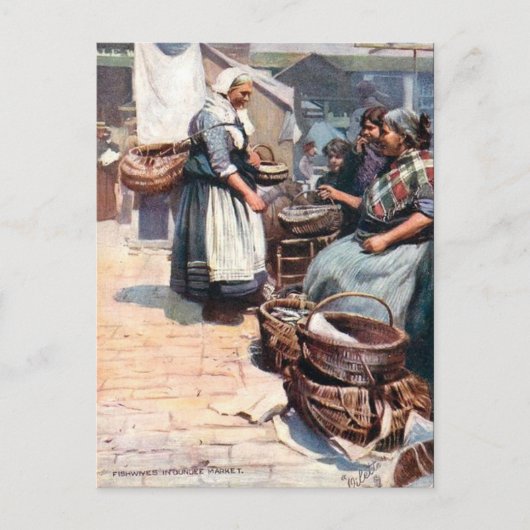 Carte Postale Old Postcard - Dundee Market, Écosse (Devant)