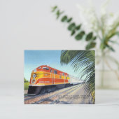 Carte Postale Old Postcard - Florida E Coast Railway Streamliner (Debout devant)