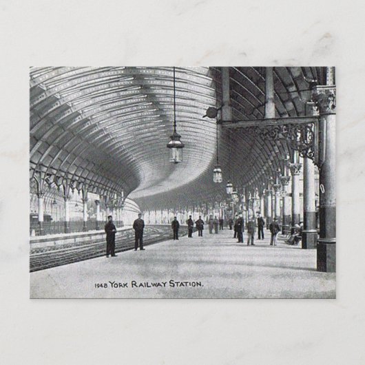 Carte Postale Old Postcard - Gare de York (Devant)