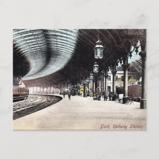 Carte Postale Old Postcard - Gare de York (Devant)