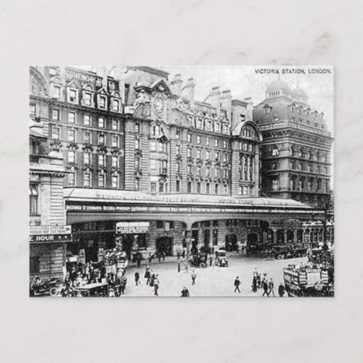 Carte Postale Old Postcard - gare Victoria, Londres (Devant)