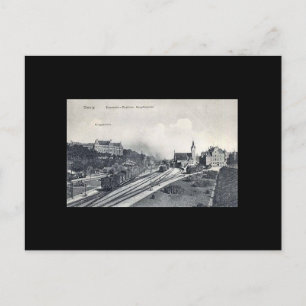 Carte Postale Old Postcard, Gdansk/Danzig - Gare