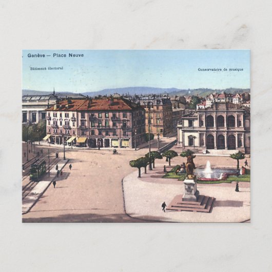 Carte Postale Old Postcard - Genève, Suisse (Devant)