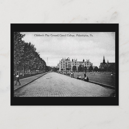 Carte Postale Old Postcard - Girard College, Philadelphie PA (Devant)