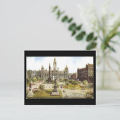 Carte Postale Old Postcard, Glasgow, George Square (Debout devant)