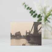 Carte Postale Old Postcard - Hammersmith Bridge, Londres (Debout devant)