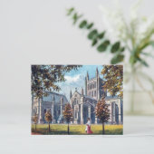 Carte Postale Old Postcard - Hereford Cathedral (Debout devant)