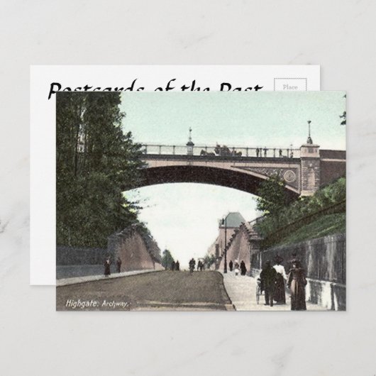 Carte Postale Old Postcard - Highgate Archway, Londres (Devant / Derrière)