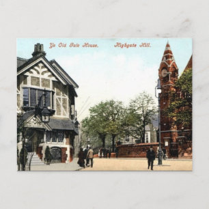 Carte Postale Old Postcard - Highgate Hill, Londres