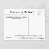 Carte Postale Old Postcard - Hôtel de ville, Boston, messe (Dos)