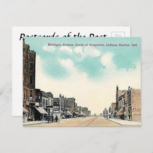 Carte Postale Old Postcard - Indiana Harbour, Indiana, États-Uni (Devant / Derrière)
