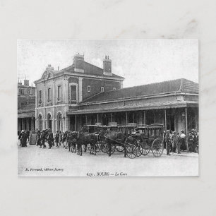 Carte Postale Old Postcard - La Gare, Bourg, Ain, France