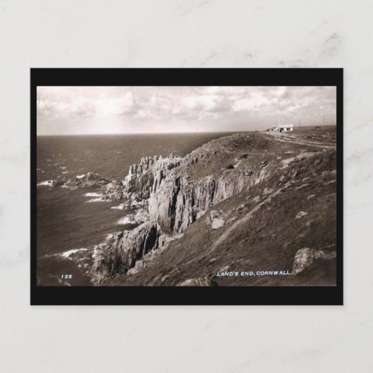 Carte Postale Old Postcard - Land's End, Cornwall (Devant)