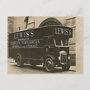 Carte Postale Old Postcard - Lewis's Delivery Truck