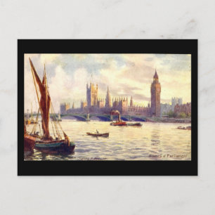 Carte Postale Old Postcard - Londres, Chambres du Parlement