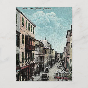 Carte Postale Old Postcard - Main Street North, Gibraltar