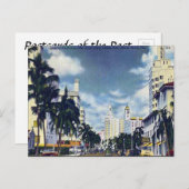 Carte Postale Old Postcard - Miami Beach, Floride, États-Unis (Devant / Derrière)