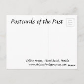 Carte Postale Old Postcard - Miami Beach, Floride, États-Unis (Dos)