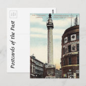 Carte Postale Old Postcard - Monument, City of London (Devant / Derrière)