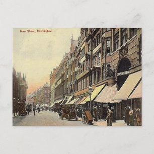 Carte Postale Old Postcard - New Street, Birmingham