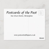 Carte Postale Old Postcard - New Street Station, Birmingham (Dos)
