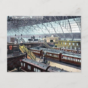 Carte Postale Old Postcard - New Street Station, Birmingham