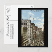 Carte Postale Old Postcard, New York City, 5th Avenue (Devant / Derrière)