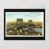 Carte Postale Old Postcard - New York City, Brooklyn Bridge (Devant)
