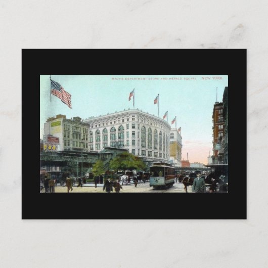 Carte Postale Old Postcard, New York City, Macy's (Devant)