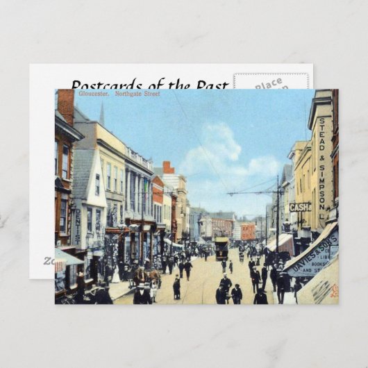Carte Postale Old Postcard - Northgate St, Gloucester, Angleterr (Devant / Derrière)