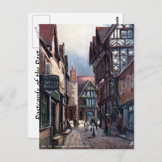 Carte Postale Old Postcard - Old Curiosity Shop, Stafford (Devant / Derrière)