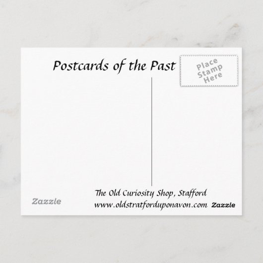 Carte Postale Old Postcard - Old Curiosity Shop, Stafford (Dos)