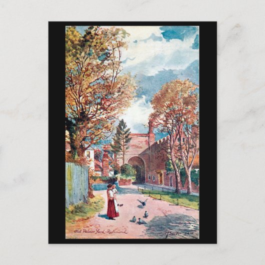 Carte Postale Old Postcard - Old Palace Yard, Richmond, Londres (Devant)