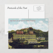 Carte Postale Old Postcard - Peak Hotel and Tramway Station (Devant / Derrière)