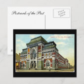 Carte Postale Old Postcard - Philadelphie, Académie des Beaux-Ar (Devant / Derrière)