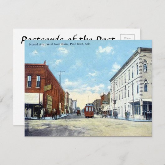 Carte Postale Old Postcard - Pine Bluff, Arkansas, États-Unis. (Devant / Derrière)