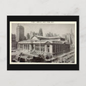 Carte Postale Old Postcard, Public Library, New York City (Devant)