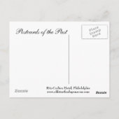 Carte Postale Old Postcard - Ritz-Carlton Hotel, Philadelphie (Dos)