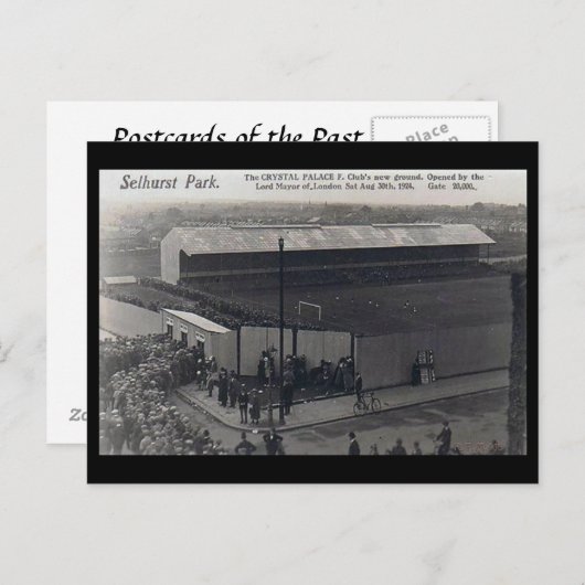 Carte Postale Old Postcard - Selhurst Park, Londres (Devant / Derrière)