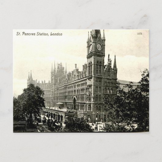 Carte Postale Old Postcard - St Pancras Station, Londres (Devant)