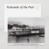 Carte Postale Old Postcard - Steamer à Assouan, Egypte (Devant / Derrière)