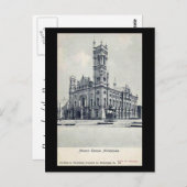 Carte Postale Old Postcard - Temple maçonnique, Philadelphie PA (Devant / Derrière)