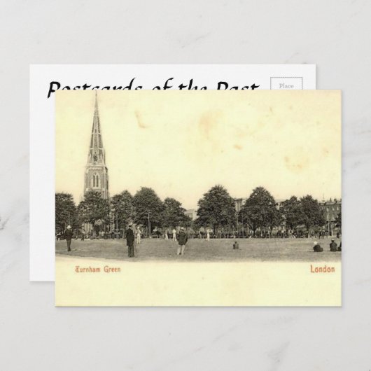 Carte Postale Old Postcard - Turrnham Green, Chiswick, Londres. (Devant / Derrière)