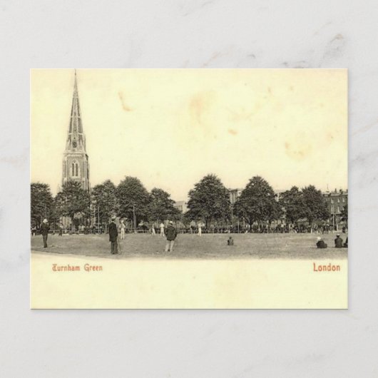 Carte Postale Old Postcard - Turrnham Green, Chiswick, Londres. (Devant)