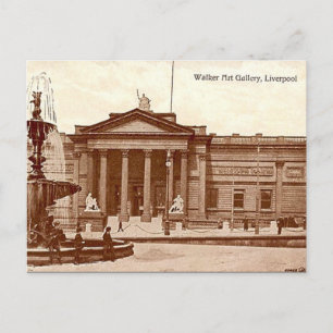 Carte Postale Old Postcard - Walker Art Gallery, Liverpool