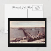 Carte Postale Old Postcard, Weston-super-Mare, la jetée (Devant / Derrière)