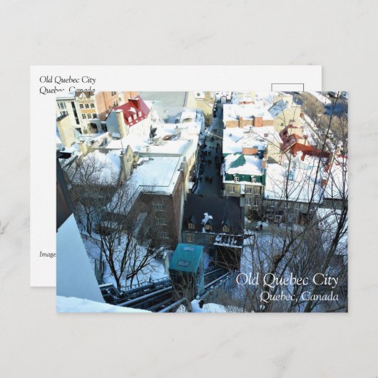 Carte Postale Old Québec, Québec, Canada (Devant / Derrière)