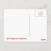 Carte postale Old Red Bike (Dos)