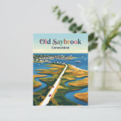 Carte Postale Old Saybrook Connecticut (Debout devant)