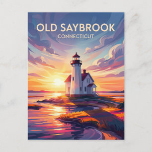 Carte Postale Old Saybrook, Connecticut, États-Unis